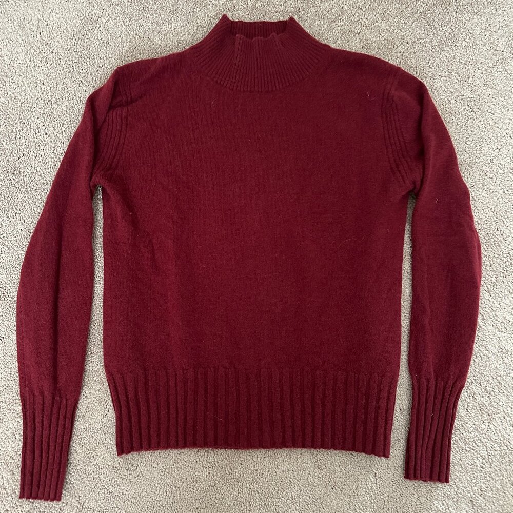 J Crew Cashmere Mockneck Sweater XS
